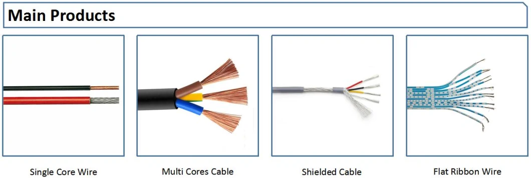 UL1007 300V 16AWG 26AWG UL Cable PVC Insulated Hook up Wire Bare Copper Conductor Electric Wire