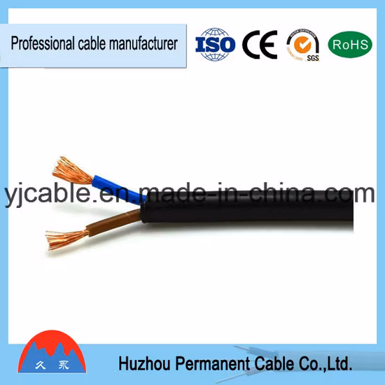 Cabo de fio elétrico elétrico multicore com isolamento de PVC de cobre